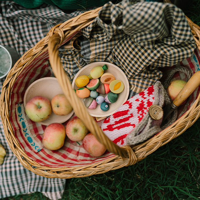 Grapat Houten Fruit, Fruits, 12 stuks