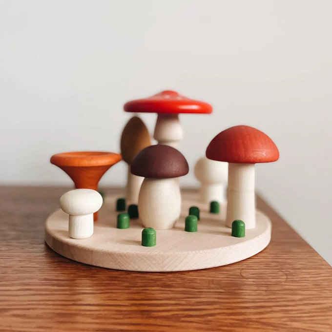 Bajo Houten Paddenstoelen sorteerspel, Mushrooms sorter