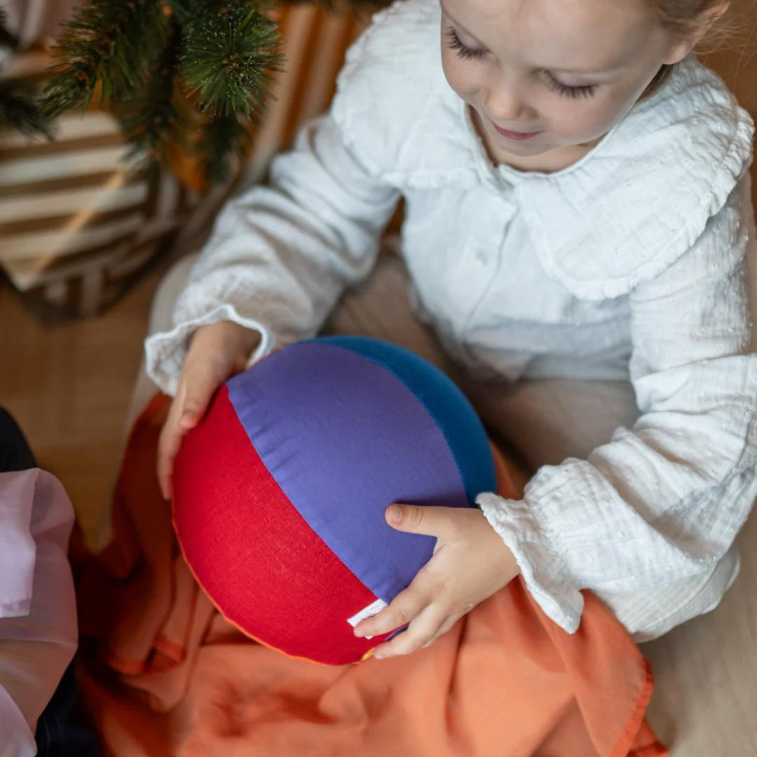 Little Botanic Label Sensorische Ballonbal - Regenboog