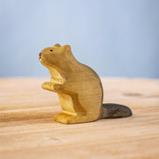 Bumbu Toys Houten Bever zittend