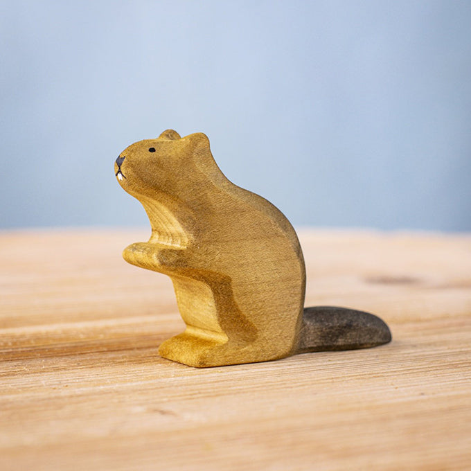 Bumbu Toys Houten Bever zittend
