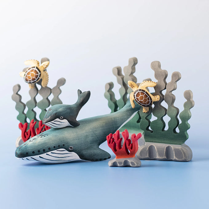 Bumbu Toys Houten Blauwe Vinvis