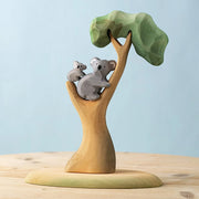 Bumbu Toys Houten Koala beren en Eucalyptusboom Set