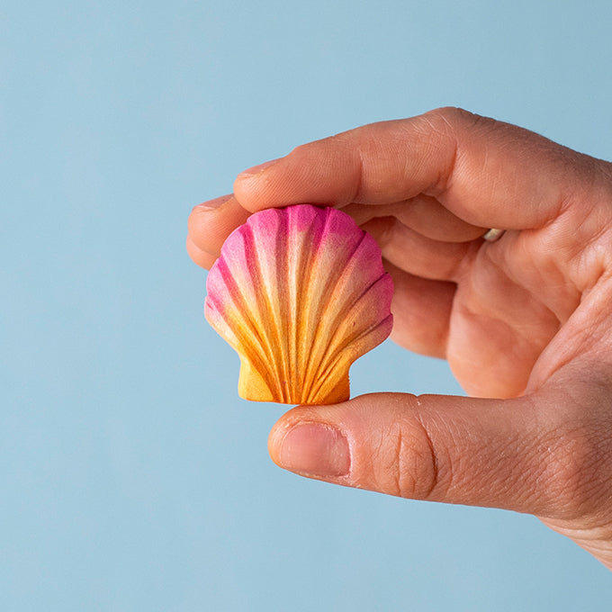 Bumbu Toys Houten Schelp Roze