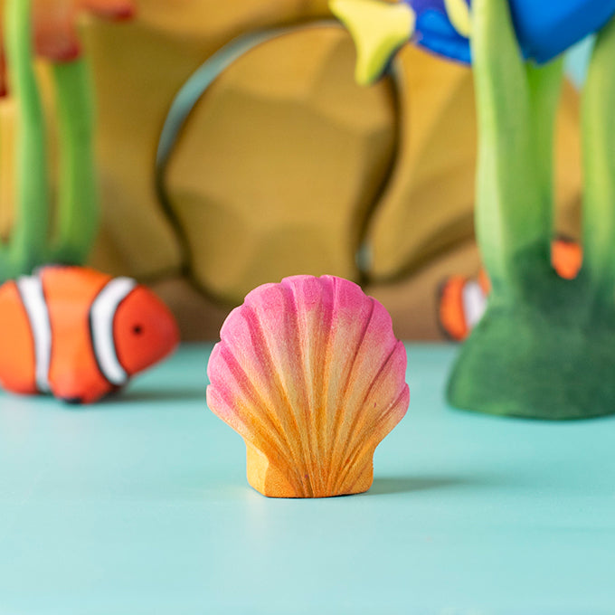Bumbu Toys Houten Schelp Roze