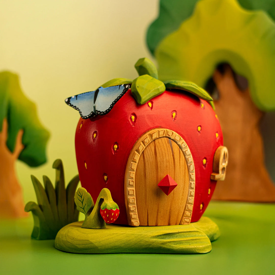 Bumbu Toys Houten Aardbeienhuis