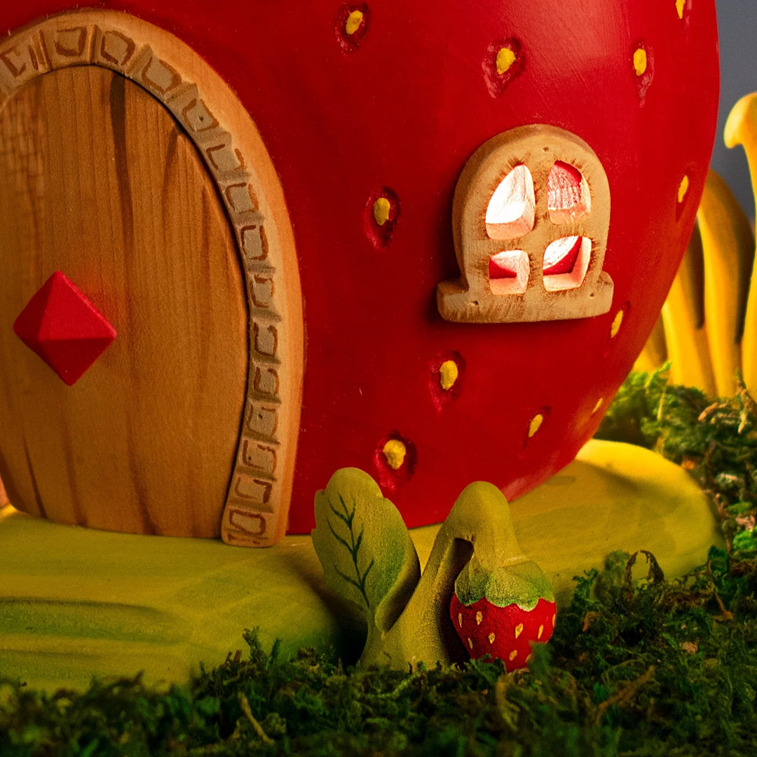 Bumbu Toys Houten Aardbeienhuis