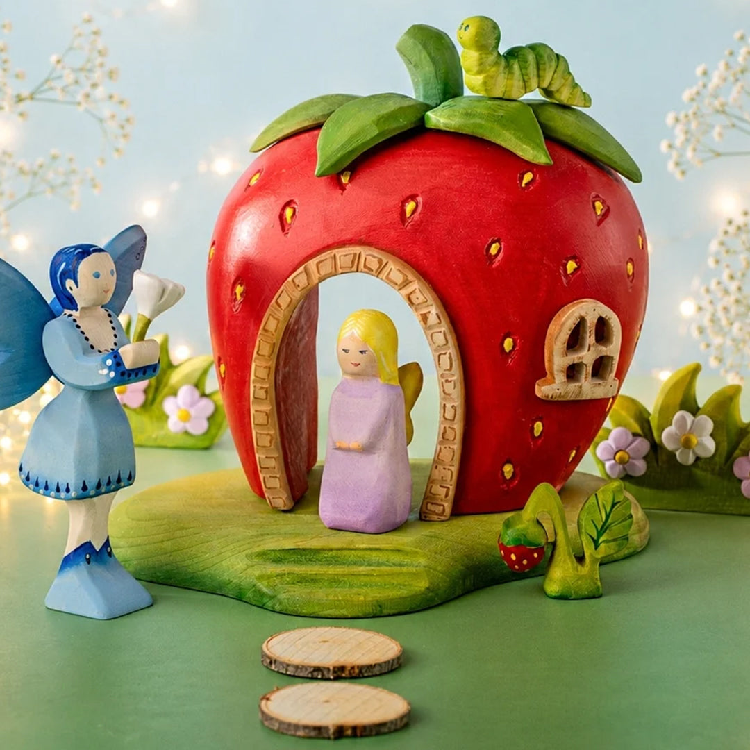 Bumbu Toys Houten Aardbeienhuis