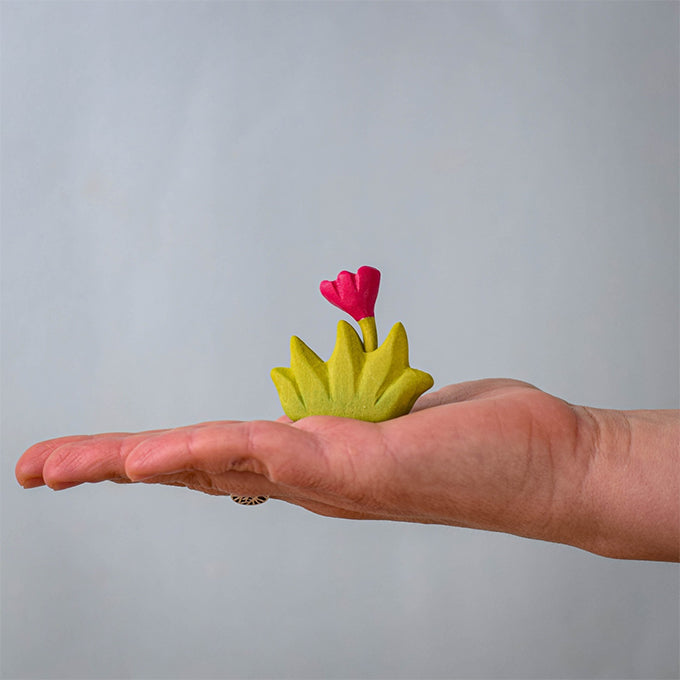 Bumbu Toys gras met Roze bloem