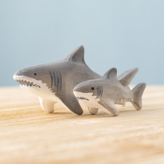 Bumbu Toys Houten Haaien Set