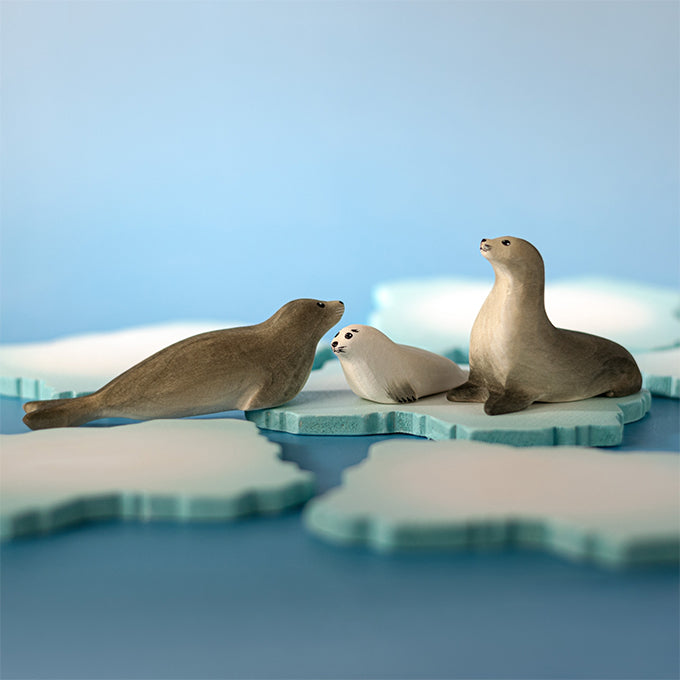 Bumbu Toys Houten Zeehonden set