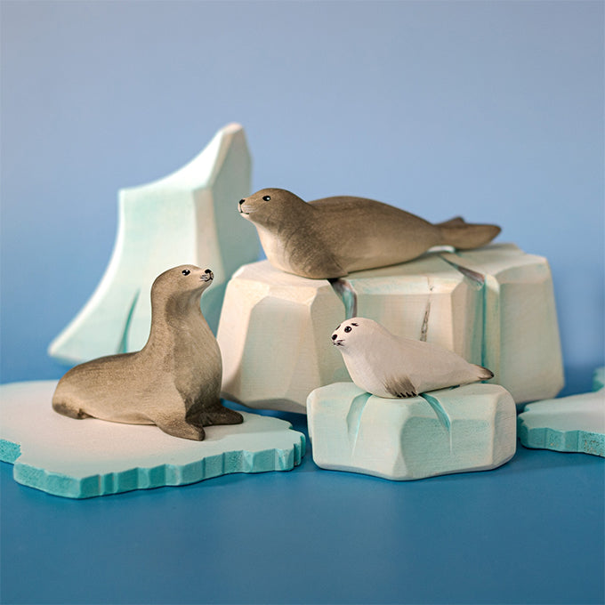 Bumbu Toys Houten Zeehonden set