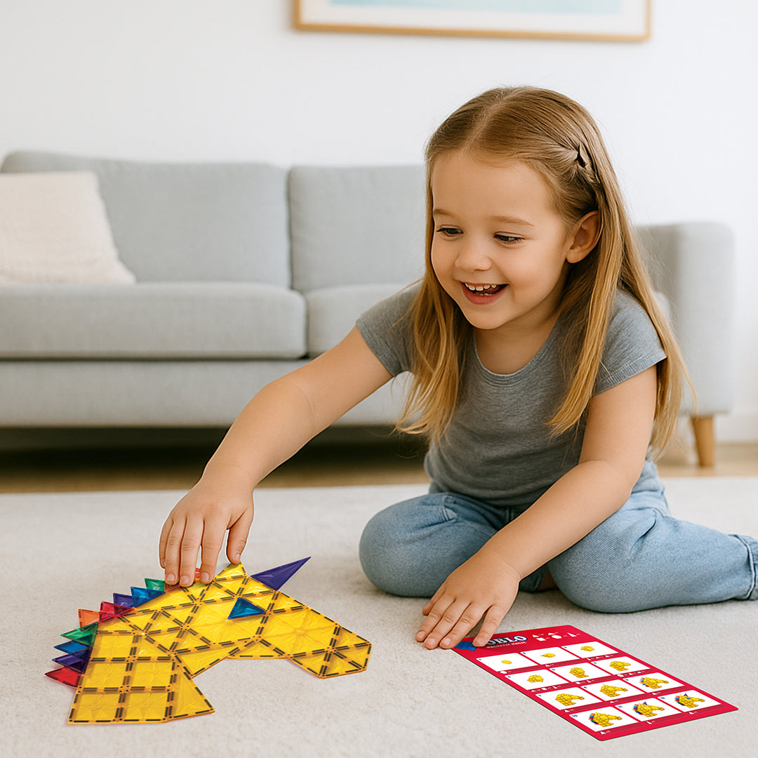 Coblo magnetische tegels Bouwkaarten 32 stuks