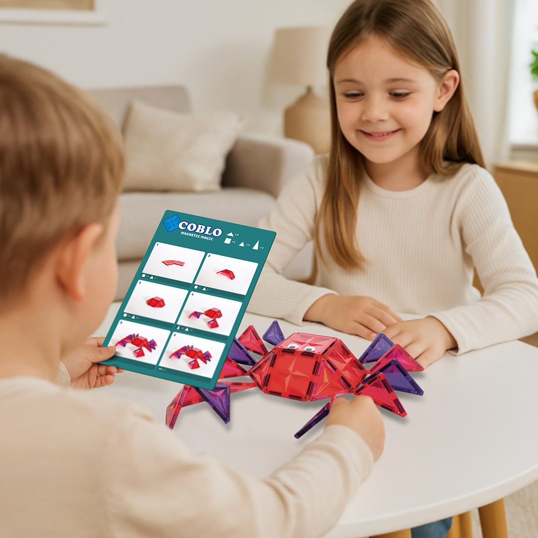 Coblo magnetische tegels Bouwkaarten 32 stuks