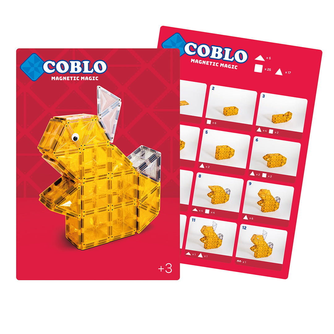 Coblo magnetische tegels Bouwkaarten 32 stuks