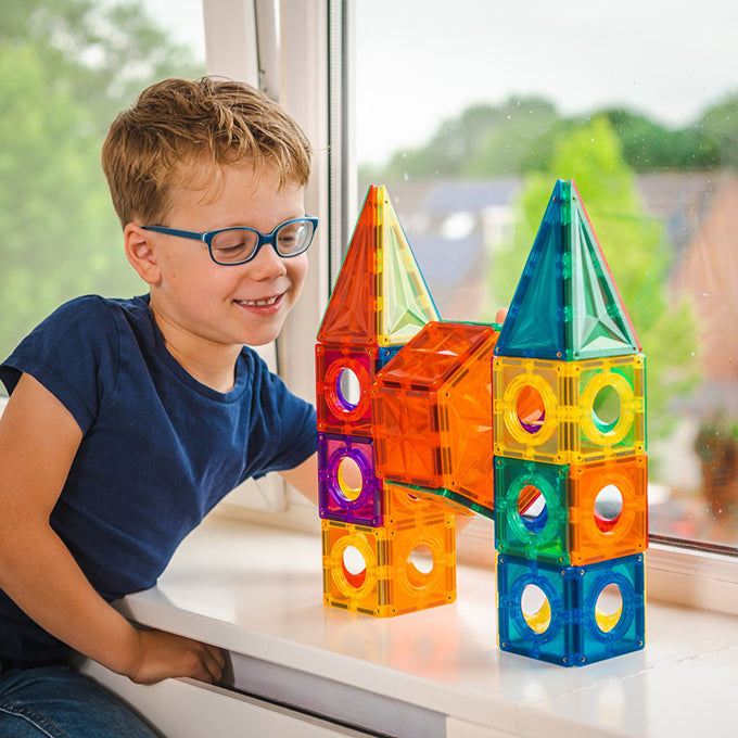 Coblo magnetische tegels hexagon pastel 6 stuks