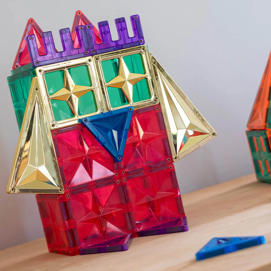 Coblo magnetische tegels goud - 20 stuks