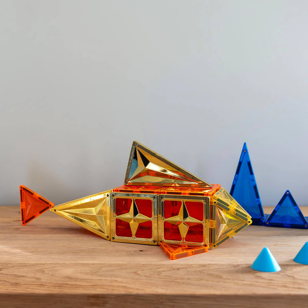 Coblo magnetische tegels goud - 20 stuks