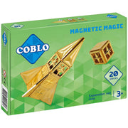 Coblo magnetische tegels goud - 20 stuks