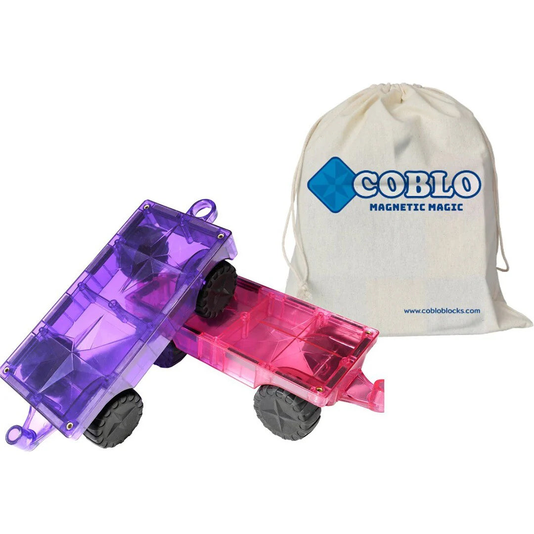Coblo auto onderstellen 2 stuks pastel