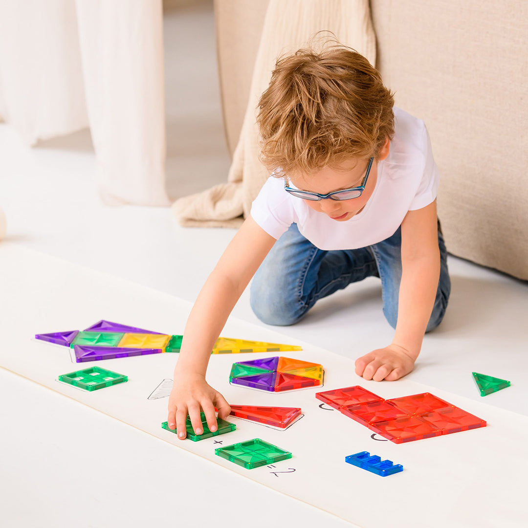 Coblo magnetische tegels classic 200 stuks in schoolbox