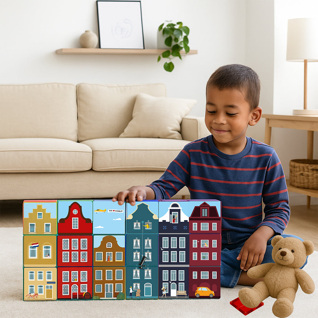 Coblo toppers Klein Amsterdam 60 stuks