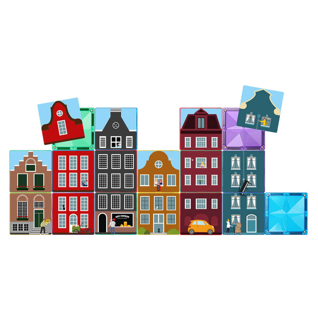 Coblo toppers Klein Amsterdam 60 stuks