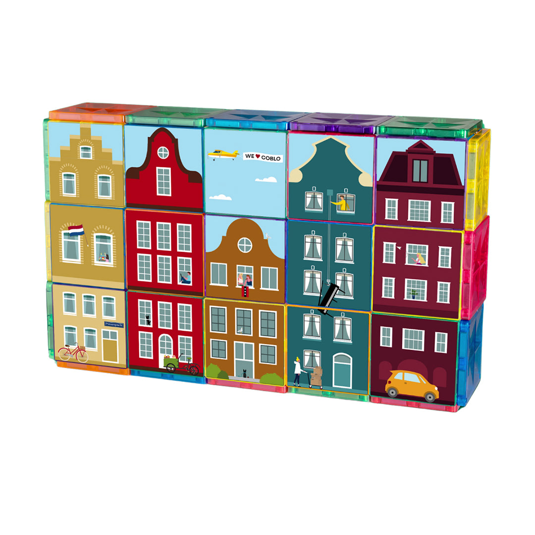 Coblo toppers Klein Amsterdam 60 stuks