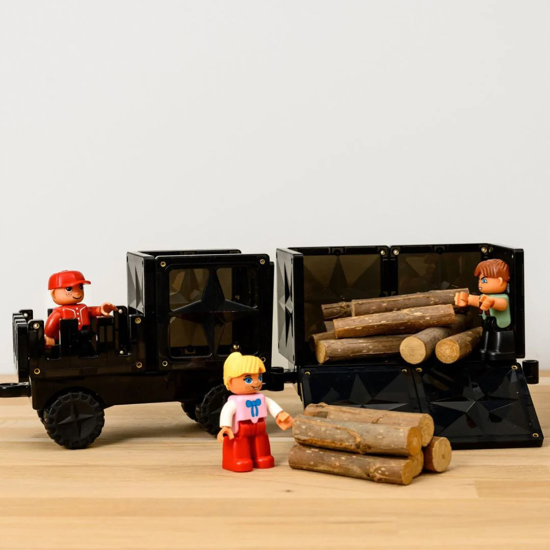 Coblo magnetische tegels zwart - 22 stuks