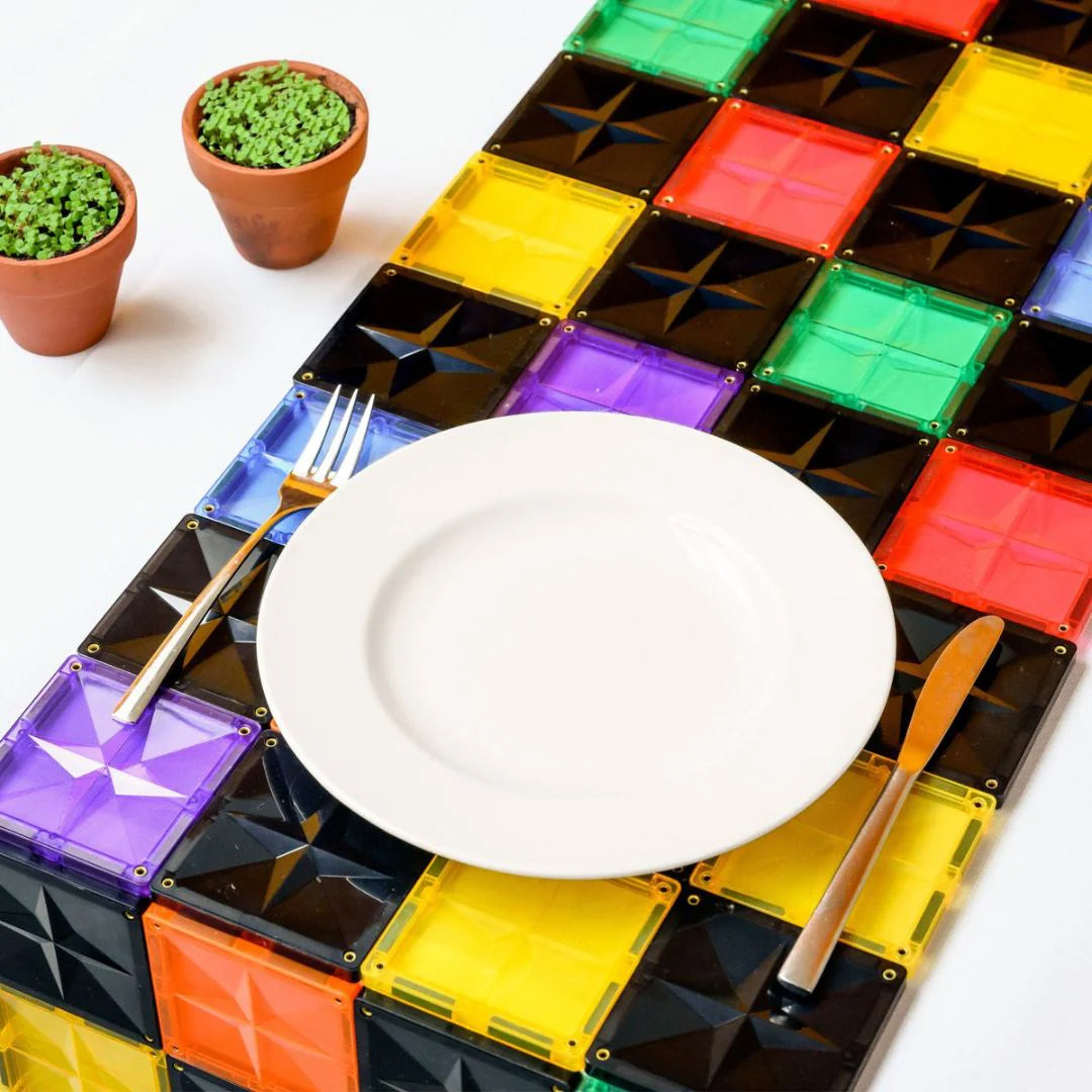 Coblo magnetische tegels zwart - 22 stuks