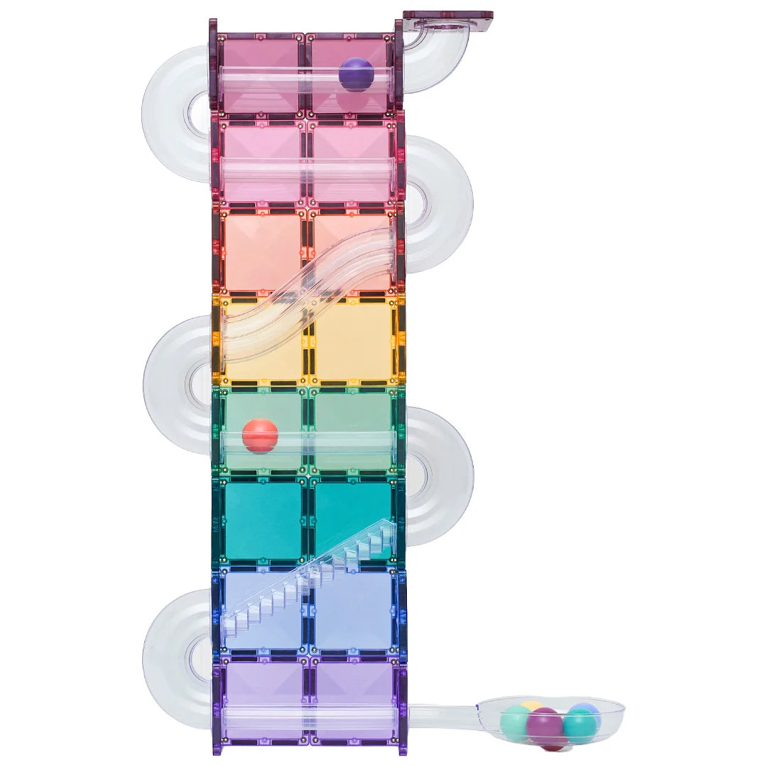 CONNETIX magnetische tegels pastel - Ball Run pack - 114 stuks