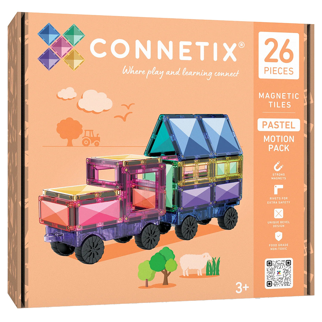 CONNETIX magnetische tegels pastel  - Motion pack - 26 stuks
