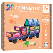 CONNETIX magnetische tegels pastel  - Motion pack - 26 stuks