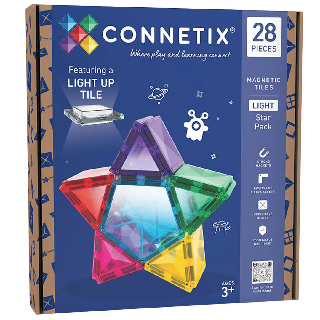 CONNETIX magnetische tegels - Light Star pack - 28 stuks