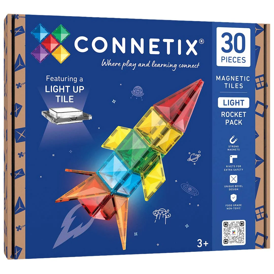 CONNETIX magnetische tegels - Light Rocket pack - 30 stuks