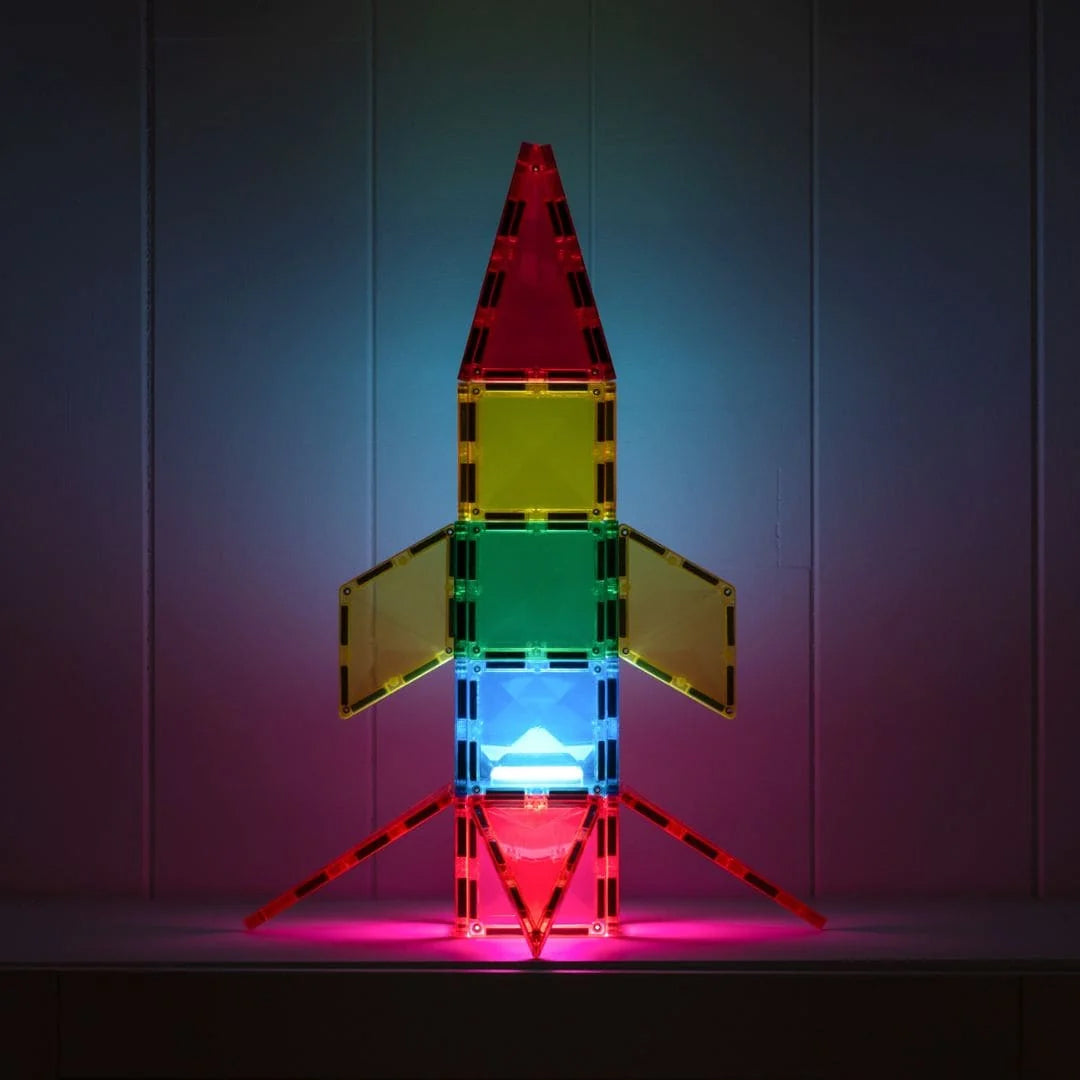 CONNETIX magnetische tegels - Light Rocket pack - 30 stuks