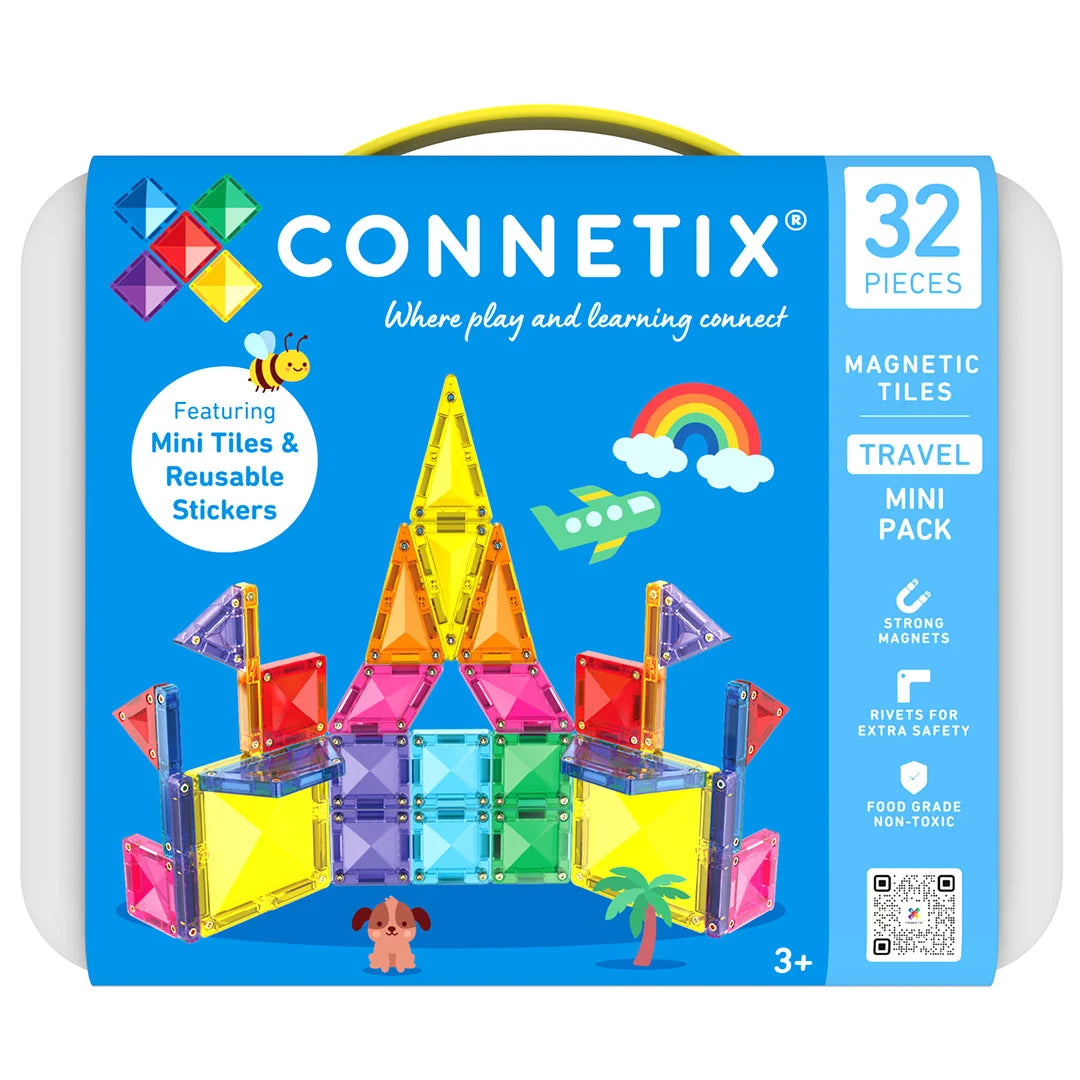 CONNETIX magnetische tegels Travel Mini pack - 32 stuks