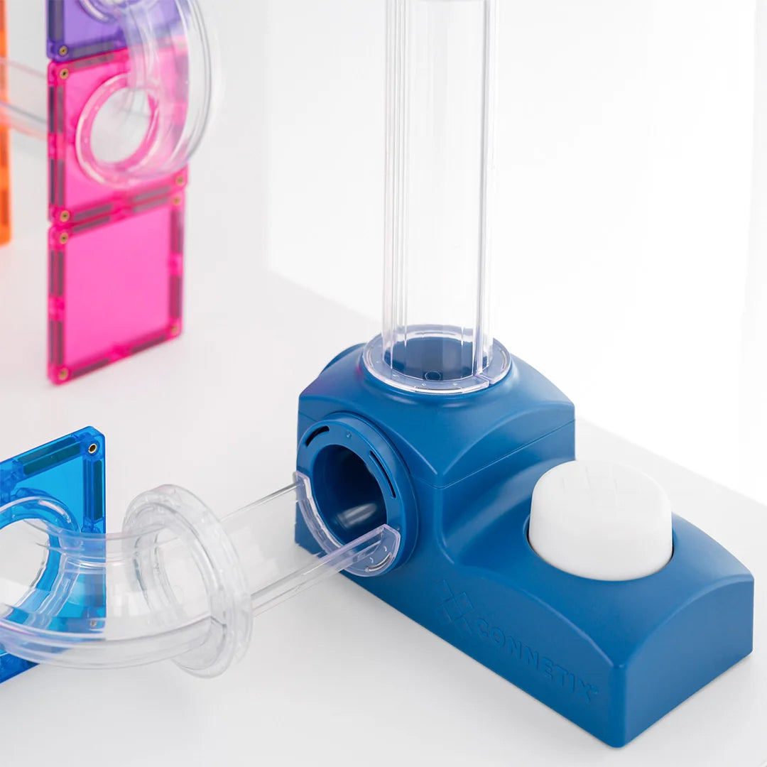 CONNETIX magnetische tegels - Ball Run Launcher pack - 47 stuks
