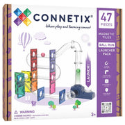 CONNETIX magnetische tegels - Ball Run Launcher pack - 47 stuks