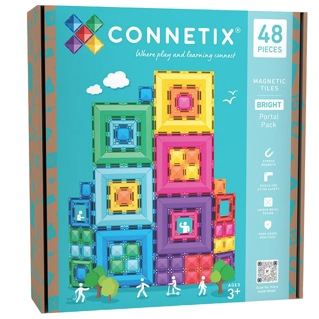 CONNETIX magnetische tegels - Bright Portal Pack - 48 stuks