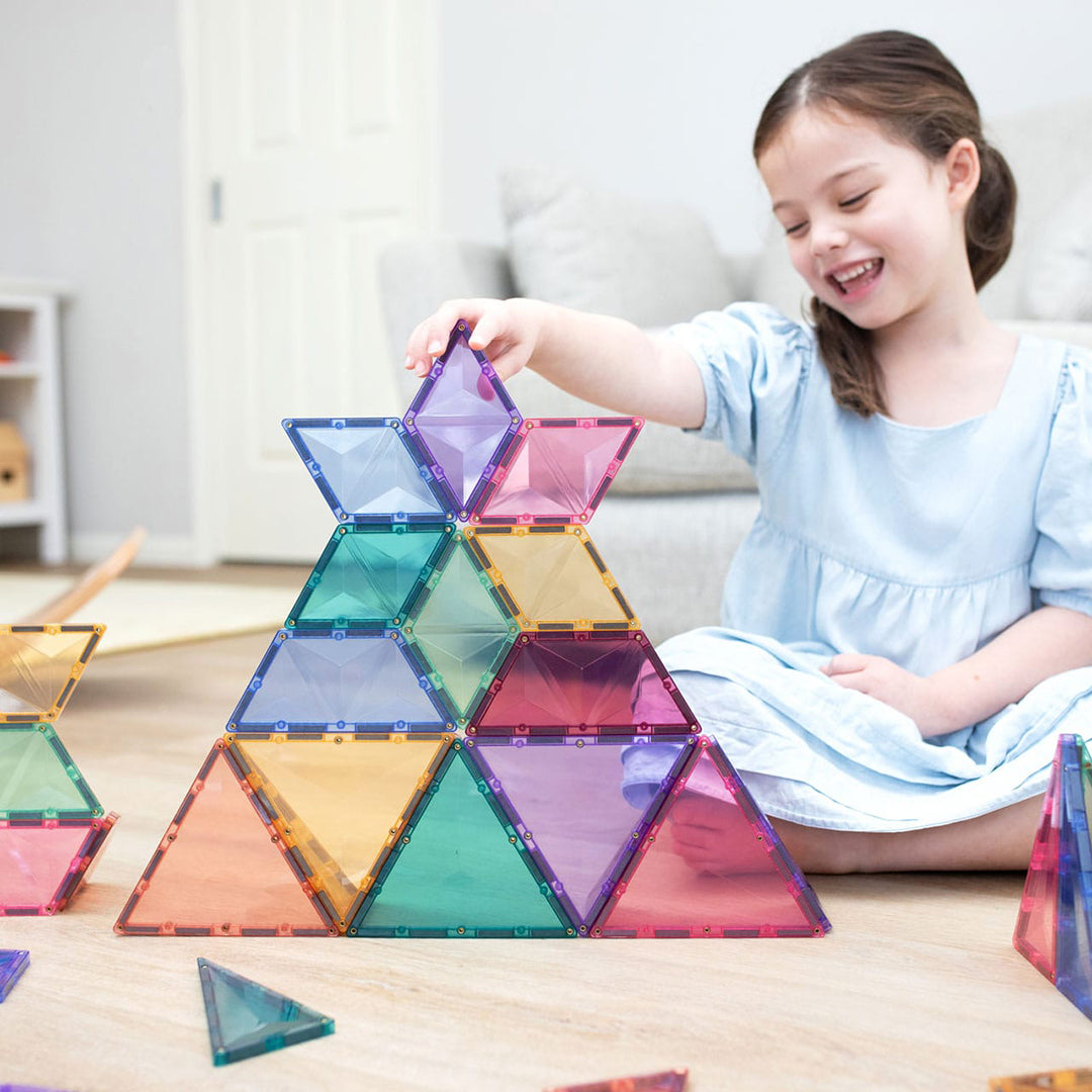 CONNETIX magnetische tegels pastel - Shape Expansion pack - 48 stuks