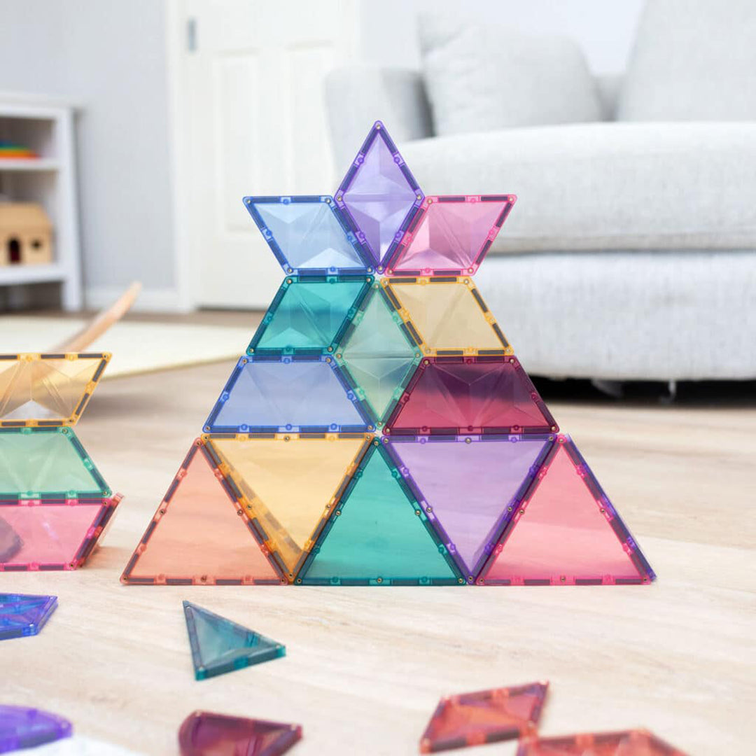 CONNETIX magnetische tegels pastel - Shape Expansion pack - 48 stuks
