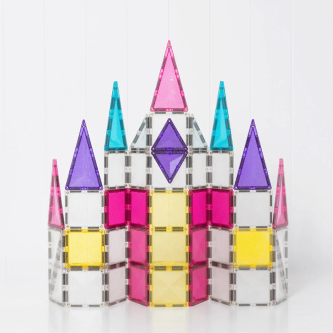 CONNETIX magnetische tegels - Glitter Unicorn Pack - 56 stuks
