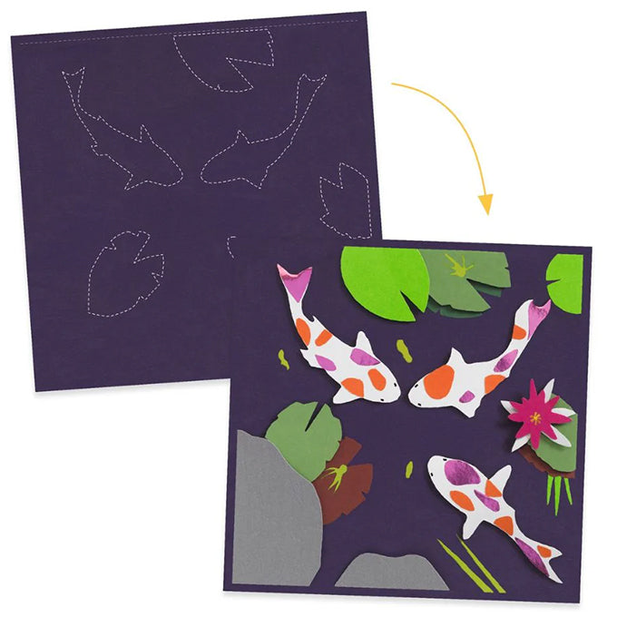 Djeco Knutselset, 3D Papier Creaties, By the water, 7+