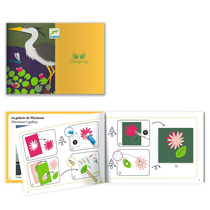 Djeco Knutselset, 3D Papier Creaties, By the water, 7+