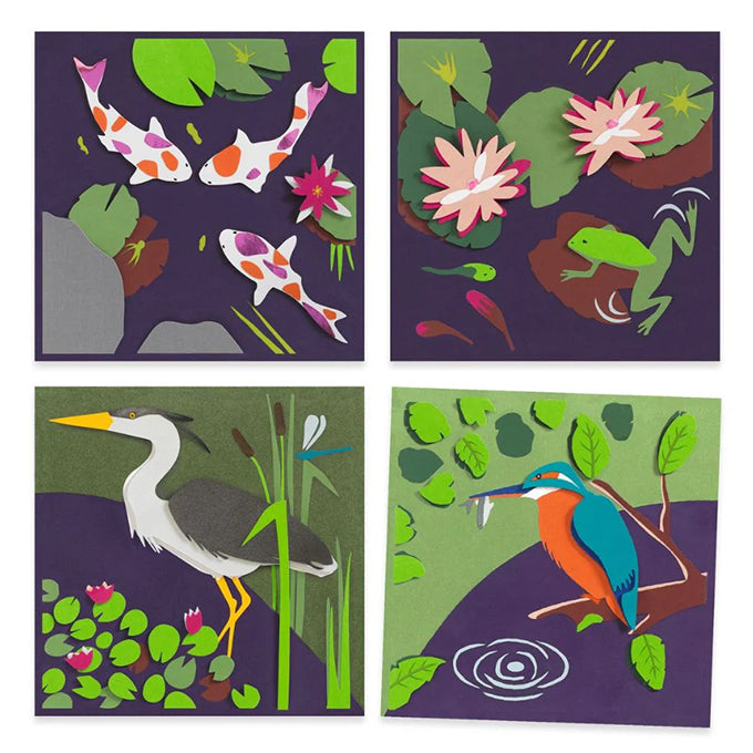 Djeco Knutselset, 3D Papier Creaties, By the water, 7+