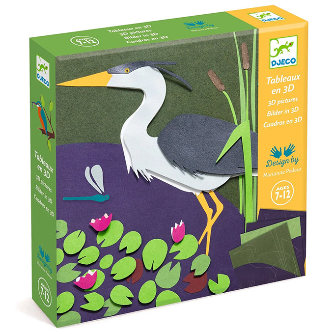 Djeco Knutselset, 3D Papier Creaties, By the water, 7+