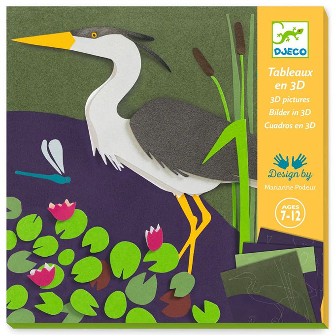 Djeco Knutselset, 3D Papier Creaties, By the water, 7+