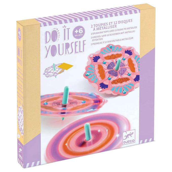 Djeco DIY Knutselset, Tollen maken 'Flower Power' - 6+
