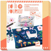 Djeco DIY set, Tas en Portemonnee - Vrolijke vrienden 6+